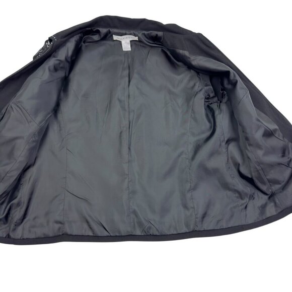 Rafael Animal/Zebra/Tiger Print Rayon Blend Full Front Zip Jacket Women's Size 8 - Picture 3 of 5